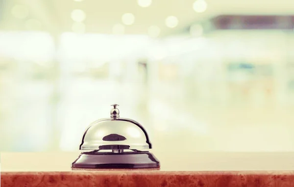 Hotel receptie service desk bell — Stockfoto