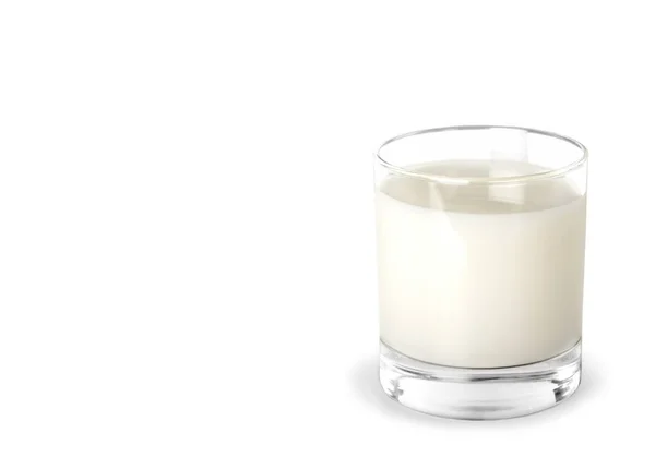 Vaso de leche fresca — Foto de Stock