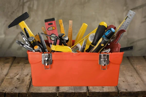 Caja de herramientas con herramientas — Foto de Stock