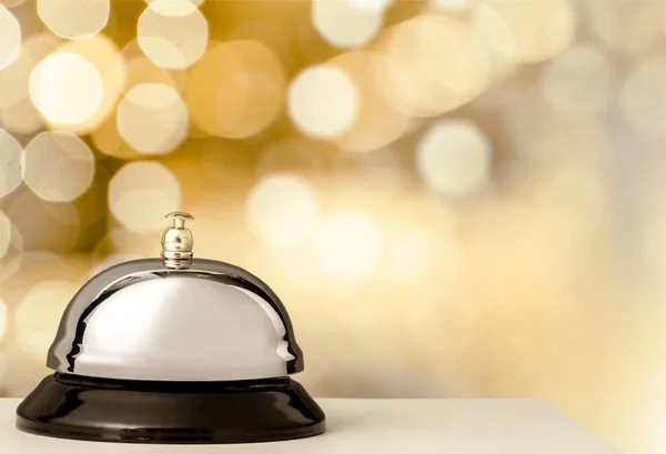 Reception service desk bell — Stock Photo, Image