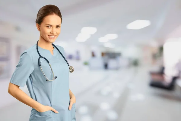 Mulher bonito médico — Fotografia de Stock