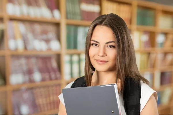 Jonge vrouwelijke student — Stockfoto