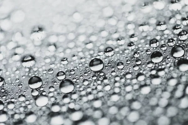 Water drops on dark — Stock Photo, Image