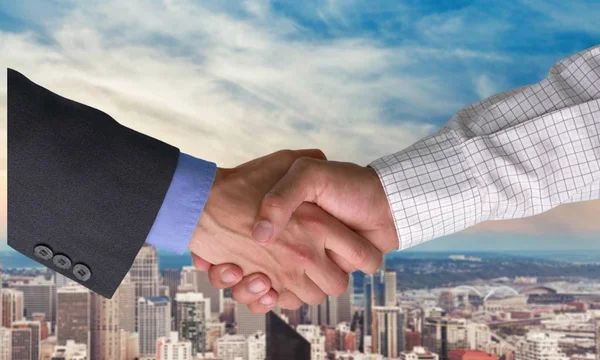 Close-up of Business handshake — Stock Photo, Image