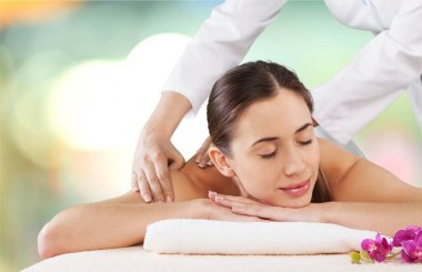 Kadın ile masaj rahatlatıcı