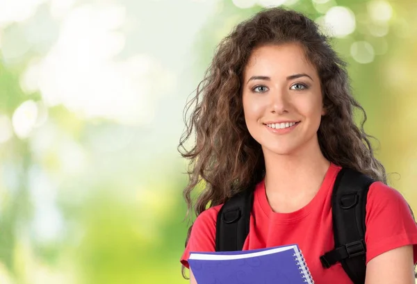 Młoda kobieta studentka — Zdjęcie stockowe