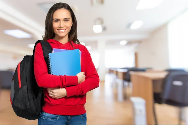 Ung kvinnlig student — Stockfoto