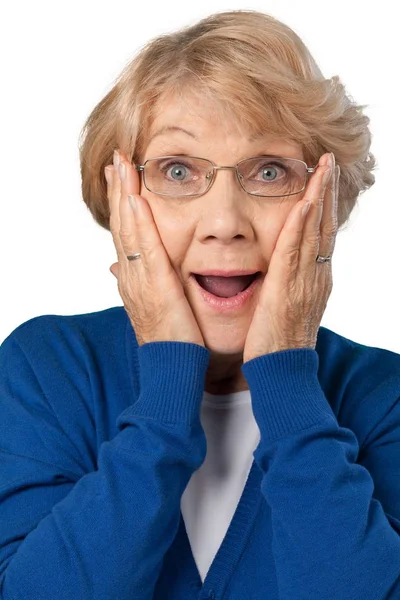 Attractive elegant senior woman — Stock Photo, Image