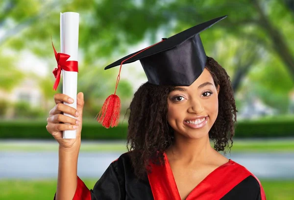 Estudante graduada — Fotografia de Stock