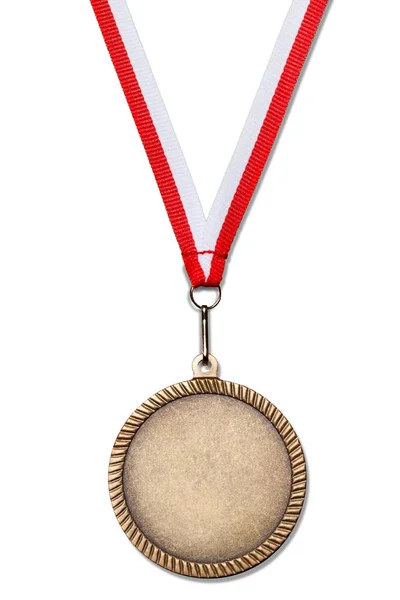 Médaille de bronze avec ruban — Photo