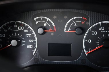 modern otomobil dashboard
