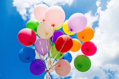 renkli balonlar demet