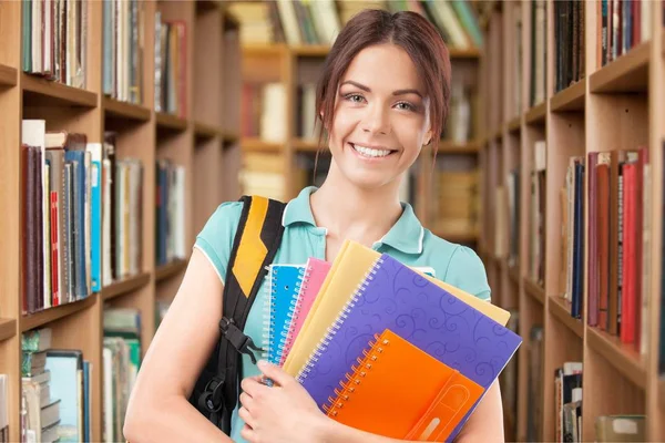 Ung kvinnlig student — Stockfoto