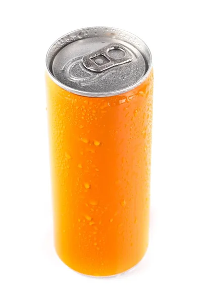 Lege Aluminium Frisdrank Alcohol Drinken Kan Voor Mockup Geïsoleerd — Stockfoto