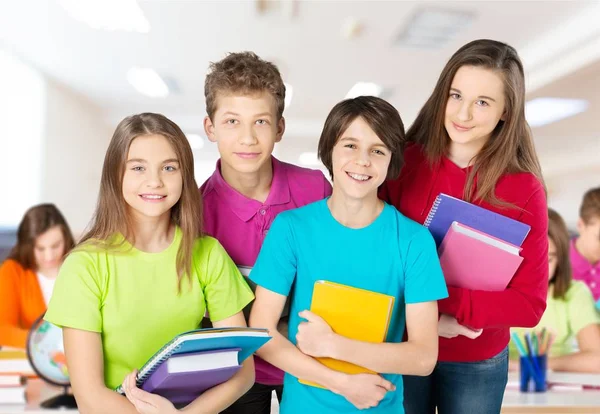 Group of Students with books — Stock Photo, Image