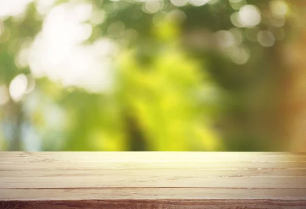 Wooden table background — Stock Photo, Image