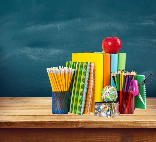 Composizione della cancelleria scolastica — Foto Stock