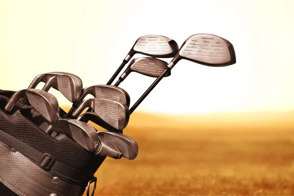 Différents clubs de golf — Photo