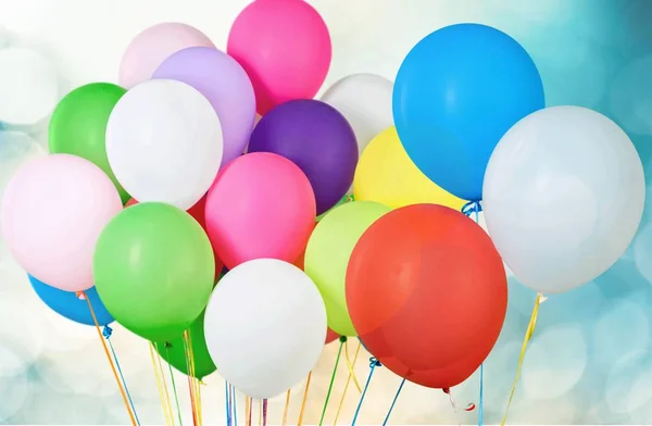 Bunch of colorful balloons — Stock Photo, Image