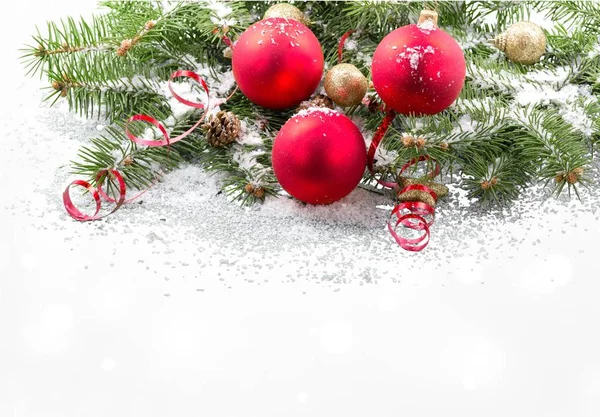 붉은 크리스마스 불알 — 스톡 사진