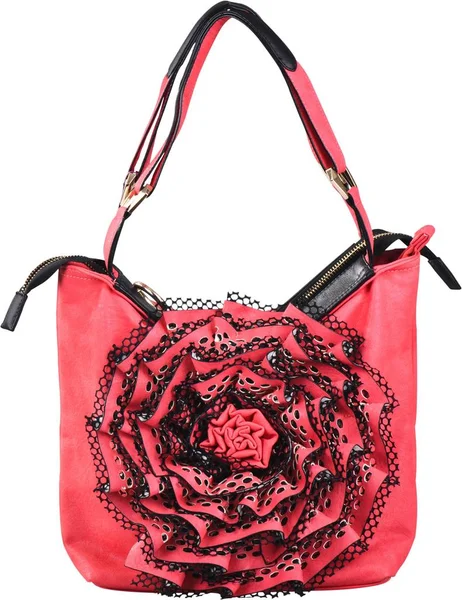 Bolso rojo de las mujeres — Foto de Stock