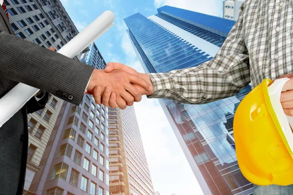 Business mensen handshaking — Stockfoto