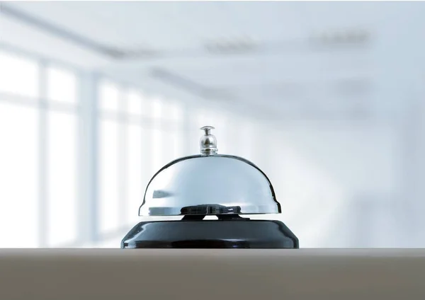 Receptie service desk bell — Stockfoto