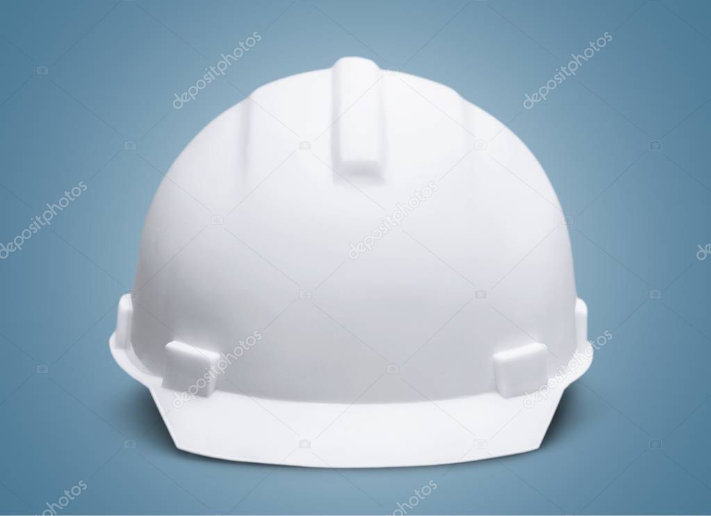 white helmet on  table