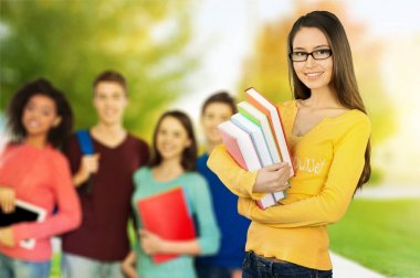 genç kız öğrenci