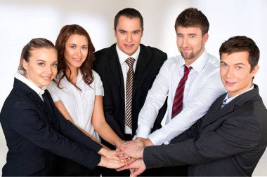 Kendine güvenen işadamları grubu