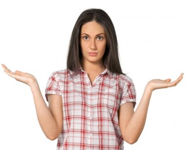 Genç güzel kadın.