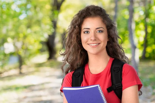 Młoda kobieta studentka — Zdjęcie stockowe