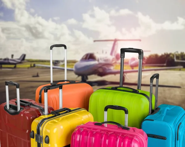 Colorful luggage bags — Stock Photo, Image