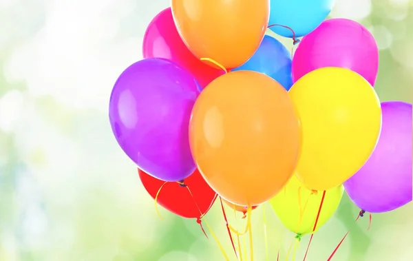 Куча разноцветных шариков — стоковое фото