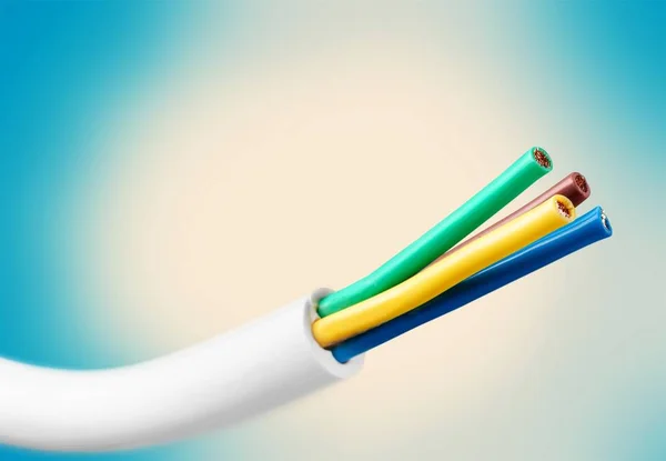 Ekranowany kabel elektryczny — Zdjęcie stockowe