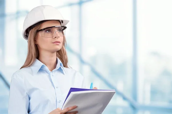 Retrato de una joven empresaria — Foto de Stock