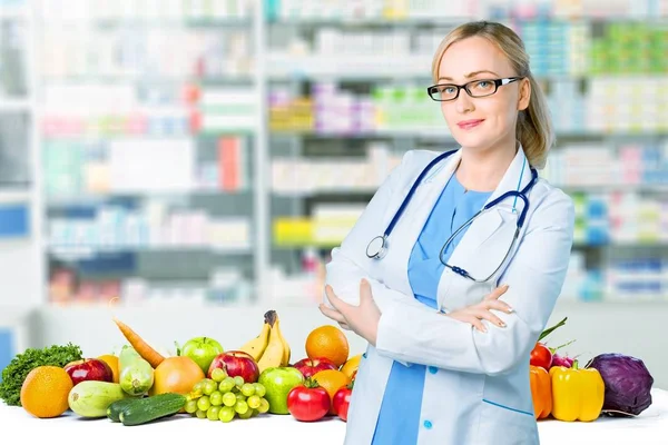 Lekarz na diety i opieki zdrowotnej — Zdjęcie stockowe