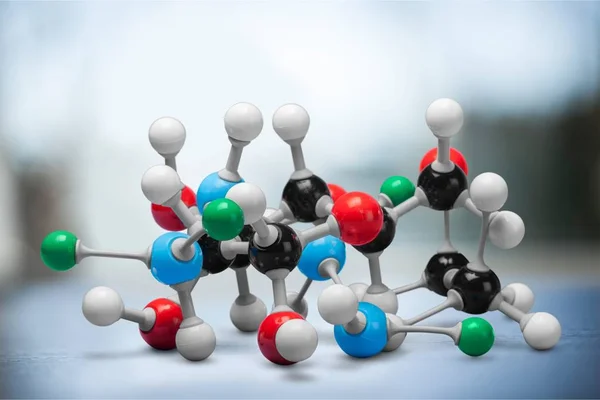 Moleculaire structuurmodel — Stockfoto