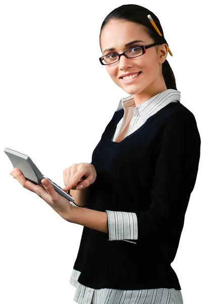 Beautiful young businesswoman — Stock Photo, Image