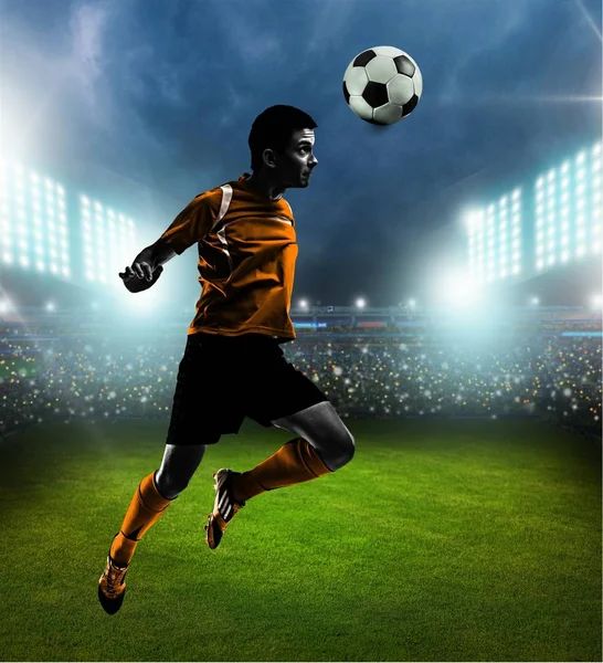 genç erkek futbol oyuncusu 