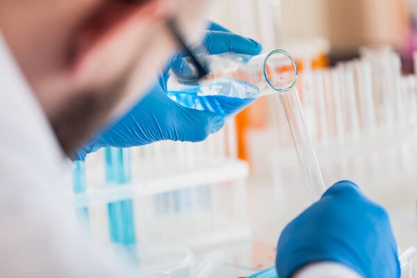 scientist working in laboratory