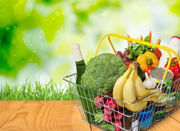 Variety of grocery products — Stock Photo, Image