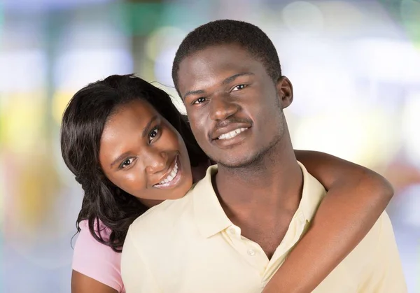 Young Afro American couple — Stock Photo, Image