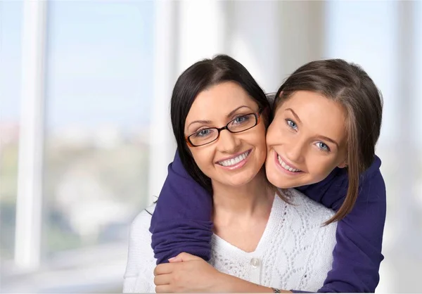 Cute women hugging — Stock Photo, Image