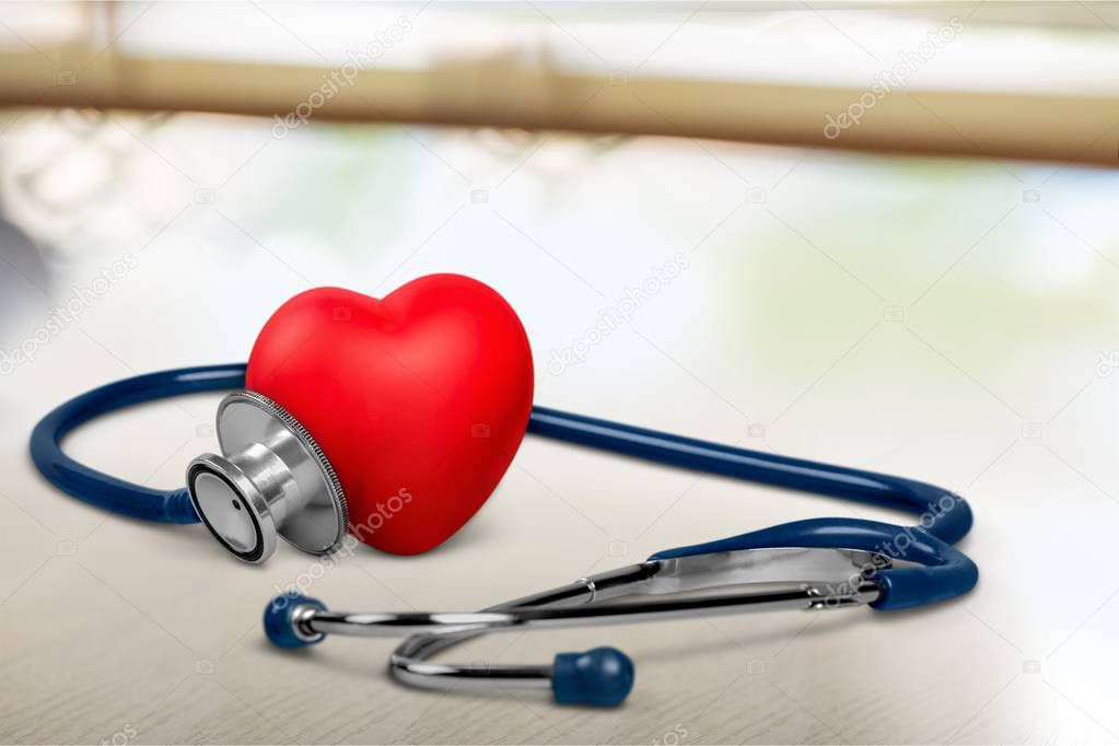 Medical Stethoscope with plastic Heart