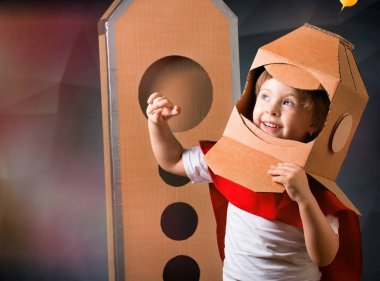 Roket kostüm çocukla