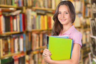 sevimli kadın öğrenci 