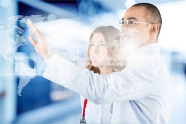 dijital dünya harita dokunmadan bilim adamları 