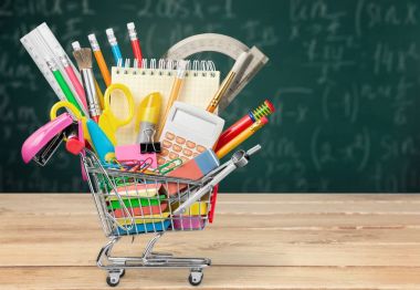 Okul Kırtasiye kompozisyon