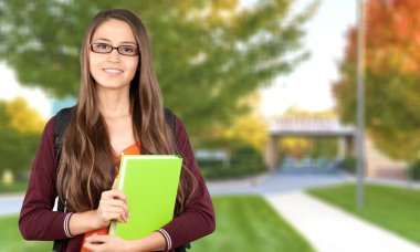 genç kız öğrenci  